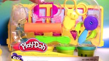 Play Doh Starter Set Using Peppa Pig School Bus - Brinquedos Peppa e George No Ônibus de