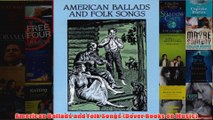 American Ballads and Folk Songs Dover Books on Music