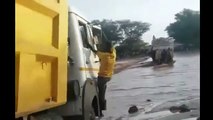 truck swept turkana,kenya floods..frank Musakali