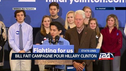 Bill fait campagne pour Hillary Clinton
