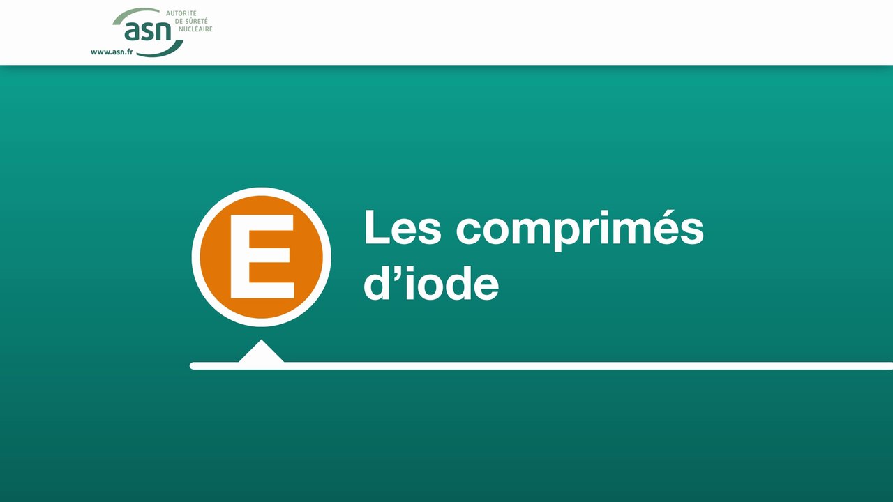 Parlons sûreté nucléaire et radioprotection : les comprimés d'iode