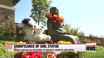 Significance of girl statue symbolizing Japan's unresolved wartime atrocities