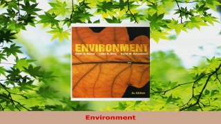 Read  Environment Ebook Free