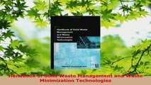 Download  Handbook of Solid Waste Management and Waste Minimization Technologies Ebook Online