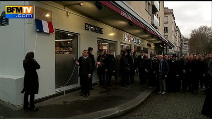Hyper Cacher: la plaque pour les "victimes de l'attentat antisémite" dévoilée