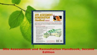 Read  Site Assessment and Remediation Handbook Second Edition PDF Free