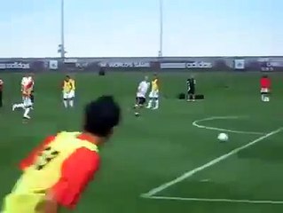 Zidane embarrasses a young goalie