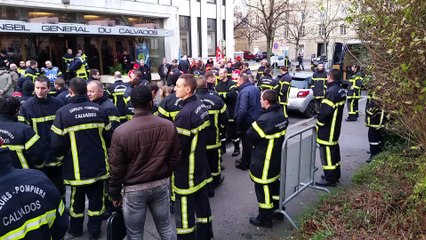Les pompiers du Calvados rencontrent ce mardi leur président de conseil d'administration à Caen