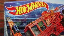 Hot Wheels Off Road Smash Up Station with Disney Cars and Blaze and the Monster Machines Competitio