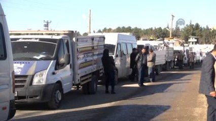 Suriyelilere Türk Nakliyeciler de "Omuz Veriyor"