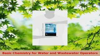 Download  Basic Chemistry for Water and Wastewater Operators Ebook Online