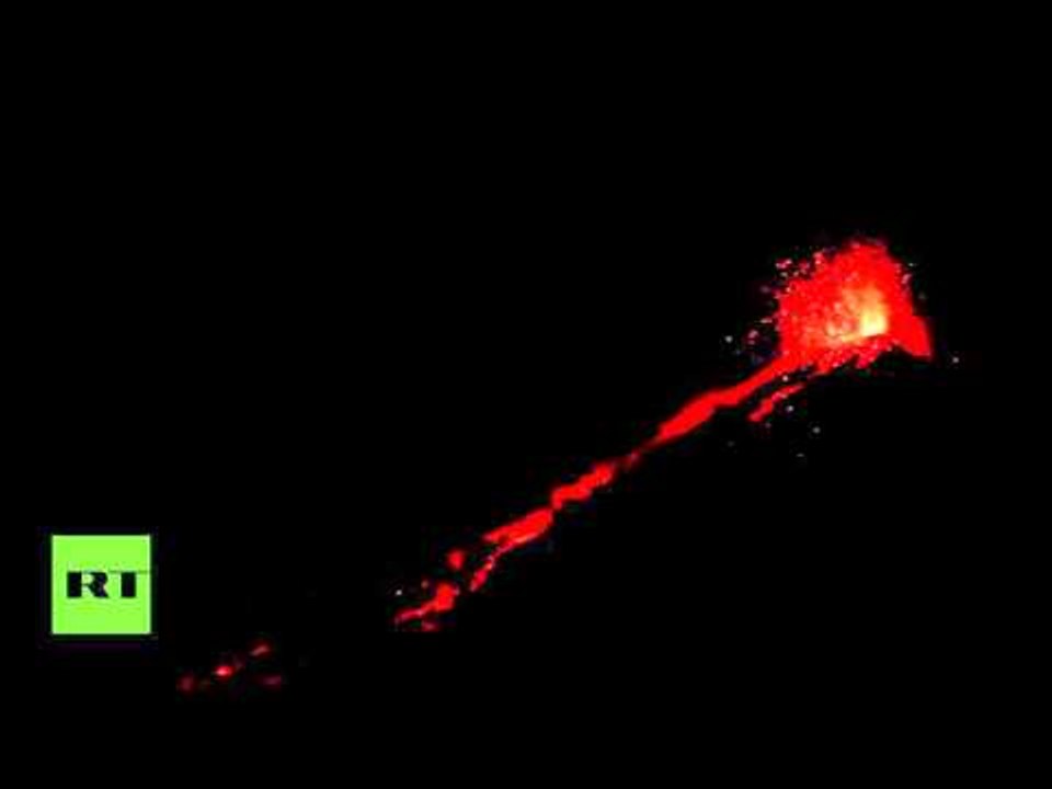 Spectacular Guatemala volcano eruption: Fuego spits lava into night sky