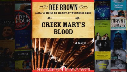 Creek Marys Blood A Novel