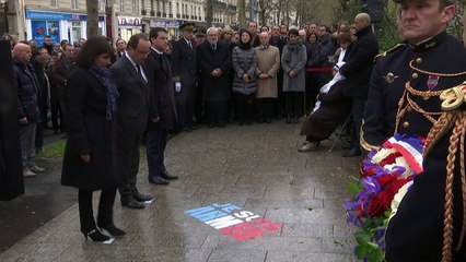 Charlie Hebdo: une plaque à la mémoire du policier tué dévoilée