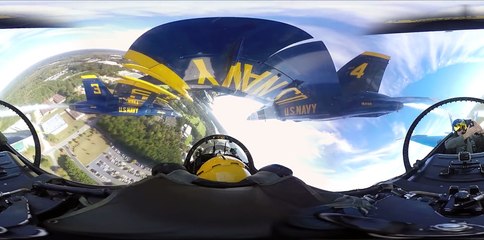 Experience the Blue Angels in 360-degree video