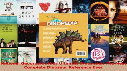 PDF Download  National Geographic Kids Ultimate Dinopedia The Most Complete Dinosaur Reference Ever Download Full Ebook