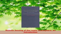 PDF Download  Remote Sensing of the Lower Atmosphere An Introduction PDF Online