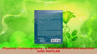 PDF Download  Physical Oceanography A Mathematical Introduction with MATLAB Download Full Ebook