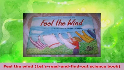 PDF Download  Feel the wind Letsreadandfindout science book PDF Online