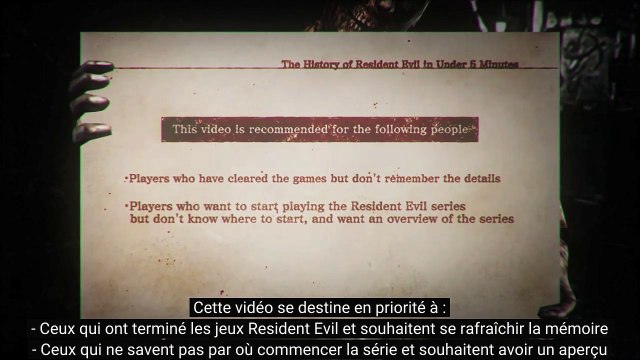 L'histoire de Resident Evil résumée en vidéo