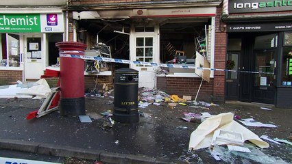Cash machine thieves blow up Long Ashton Post Office
