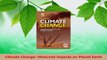 Read  Climate Change Observed impacts on Planet Earth PDF Online