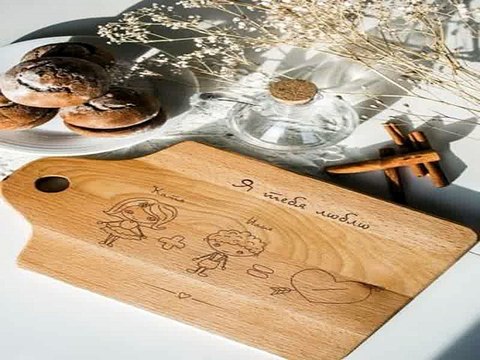 Отличный подарок на все случаи жизни - Доска разделочная с вашим текстом Идеальная пара в г. Волгоград