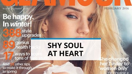 Rosie Huntington Whiteley is one shy supermodel