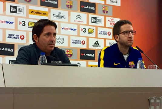 Xavi Pascual y Ante Tomic, previa FCB Lassa-Khimki Moscú