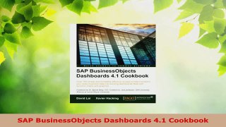 Read  SAP BusinessObjects Dashboards 41 Cookbook PDF Online