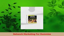 PDF Download  Network Marketing For Dummies PDF Online