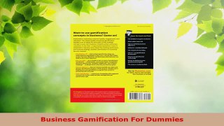Read  Business Gamification For Dummies PDF Online