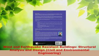 Download  Wind and Earthquake Resistant Buildings Structural Analysis and Design Civil and PDF Free