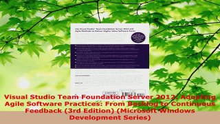 Read  Visual Studio Team Foundation Server 2012 Adopting Agile Software Practices From Backlog EBooks Online