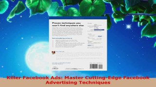 Download  Killer Facebook Ads Master CuttingEdge Facebook Advertising Techniques EBooks Online