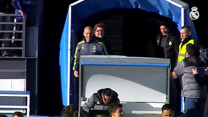 Zidane leads Real Madrid training for first time