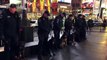 K9 dogs listen to Laurie Anderson in Times Square