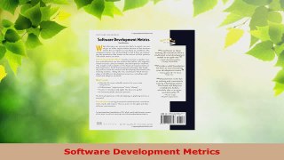 Read  Software Development Metrics Ebook Free