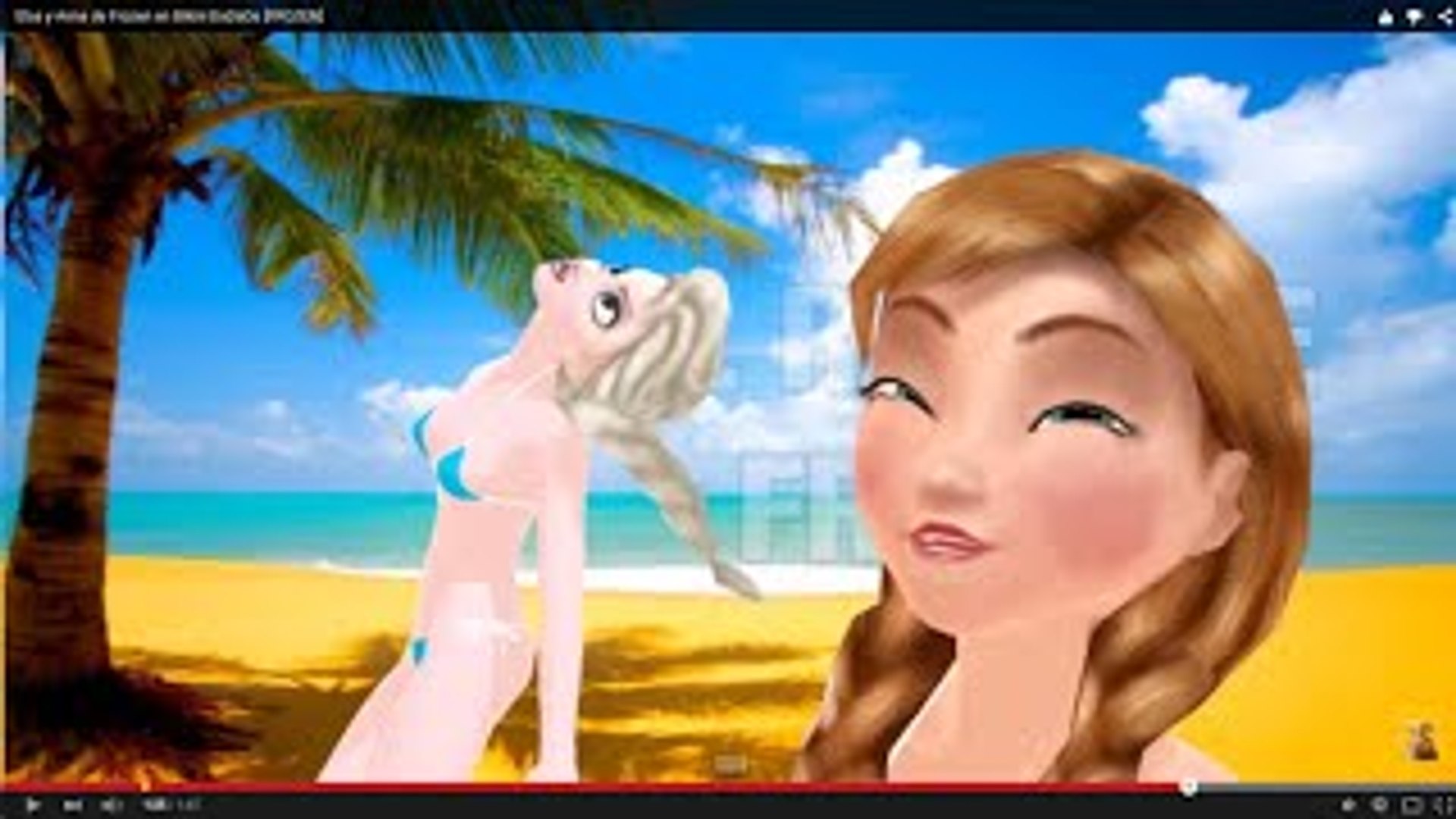 Elsa y Anna de Frozen en Bikini DaDaDa [FROZEN] - Dailymotion Video