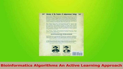 PDF Download  Bioinformatics Algorithms An Active Learning Approach PDF Online