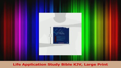 PDF Download  Life Application Study Bible KJV Large Print PDF Online