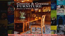 Greene  Greene Furniture Poems of Wood  Light