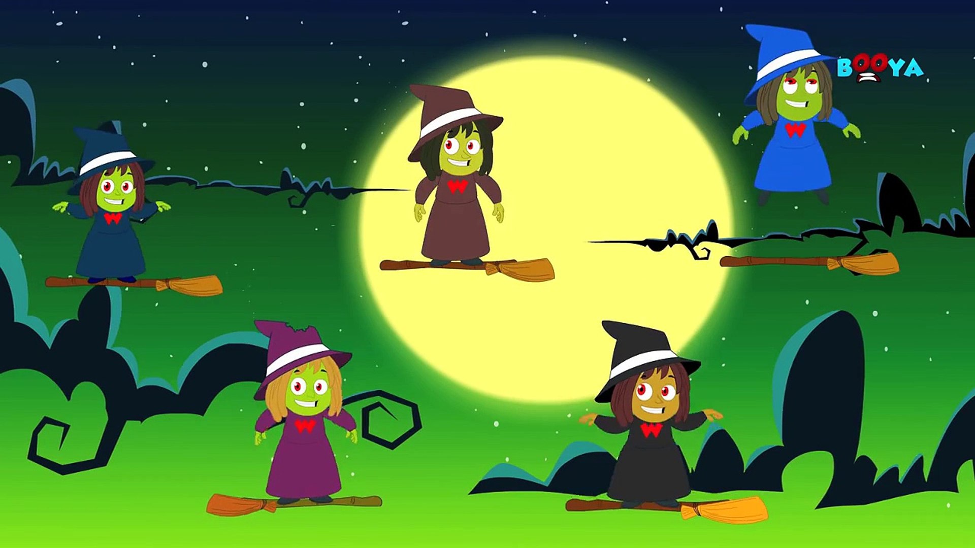 Five Wicked Witches | Nursery Rhymes For Children | Kids Songs And Videos -  Dailymotion Video