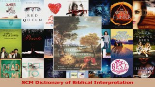 PDF Download  SCM Dictionary of Biblical Interpretation Read Full Ebook