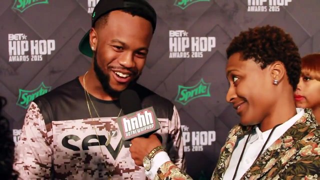 Casey Veggies on the BET Hip-Hop Awards 2015 Green Carpet
