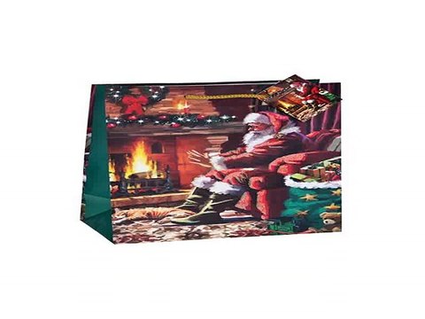 Отличный подарок на день рождения - Пакет подарочный новогодний У камина в г. Нижний Новгород