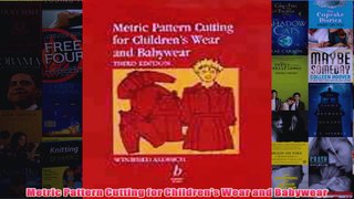 Metric Pattern Cutting for Childrens Wear and Babywear