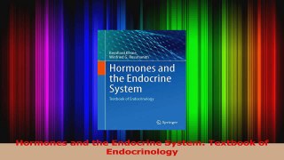 PDF Download  Hormones and the Endocrine System Textbook of Endocrinology PDF Full Ebook