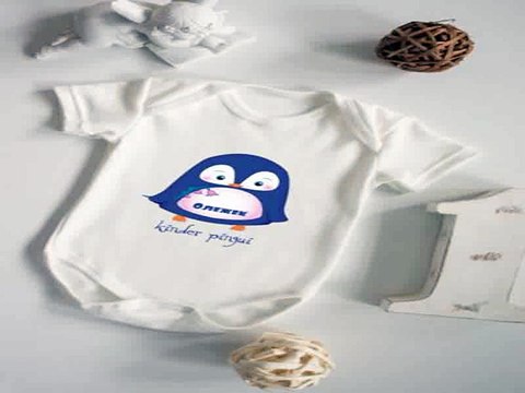 Популярный подарок на день рождения - Боди для малыша с вашим текстом Малыш пингвин в г. Челябинск