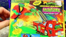 Ninja Turtles Mutations Classic Vintage Toy Fireman Leonardo Transforms Into Firetruck Review